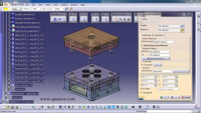 آموزش کتیا - طراحی قالب Mold tooling design