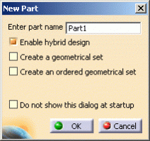 کاربرد enable hybrid design هنگام ورود به کتیا