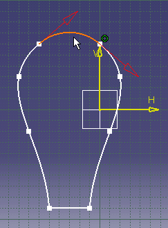 دستور connect curves در محیط اسکچ sketcher کتیا